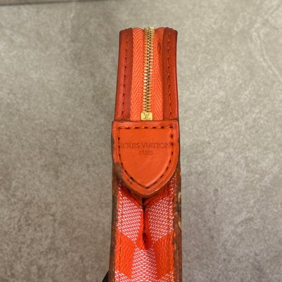 Louis Vuitton Damier Couleurs Element Clutch Piment - Picture 3 of 7